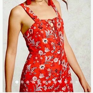 Forever 21 Contemporary Paisley Romper